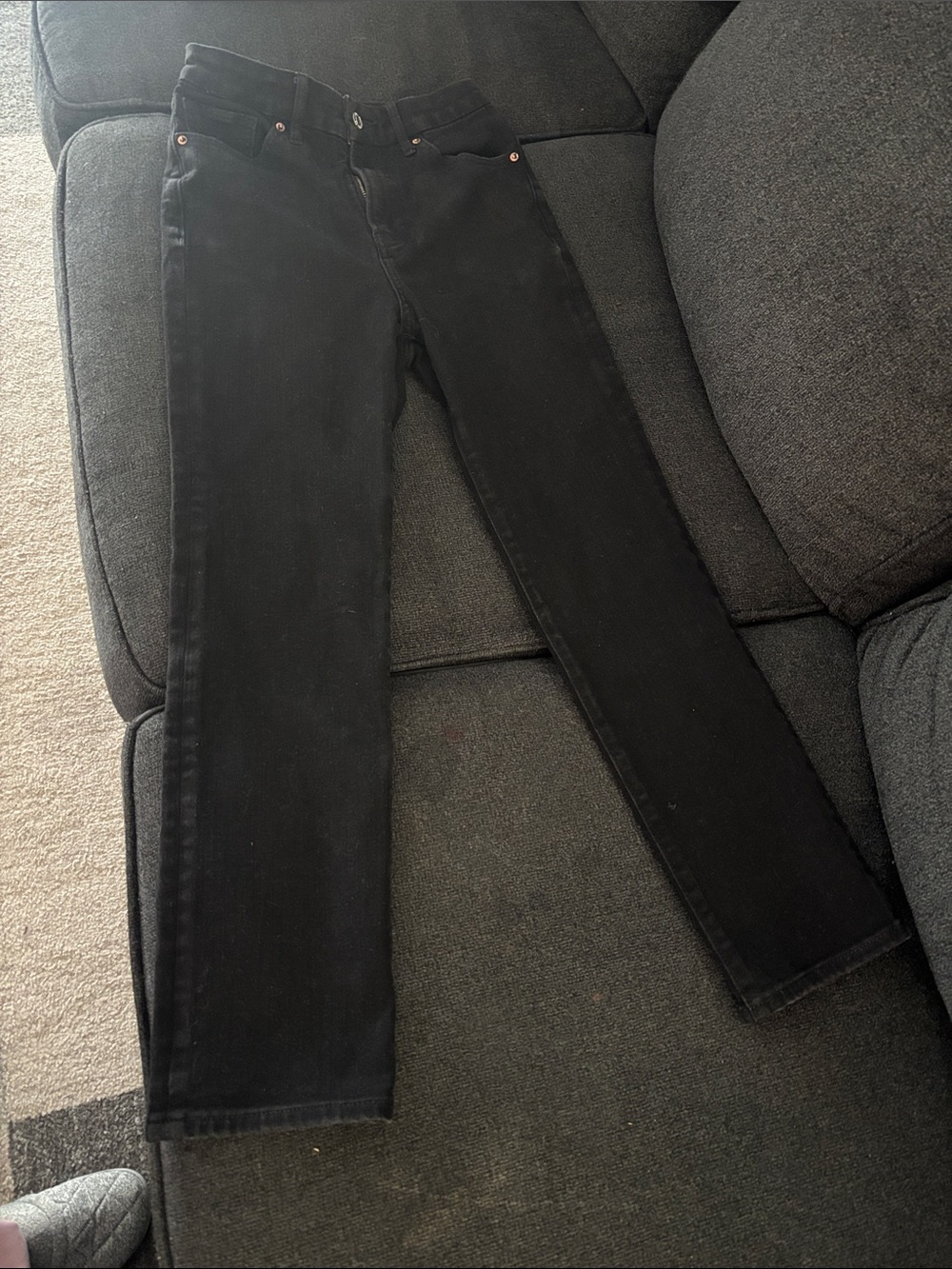 Express Women's Black Straight Leg Jeans